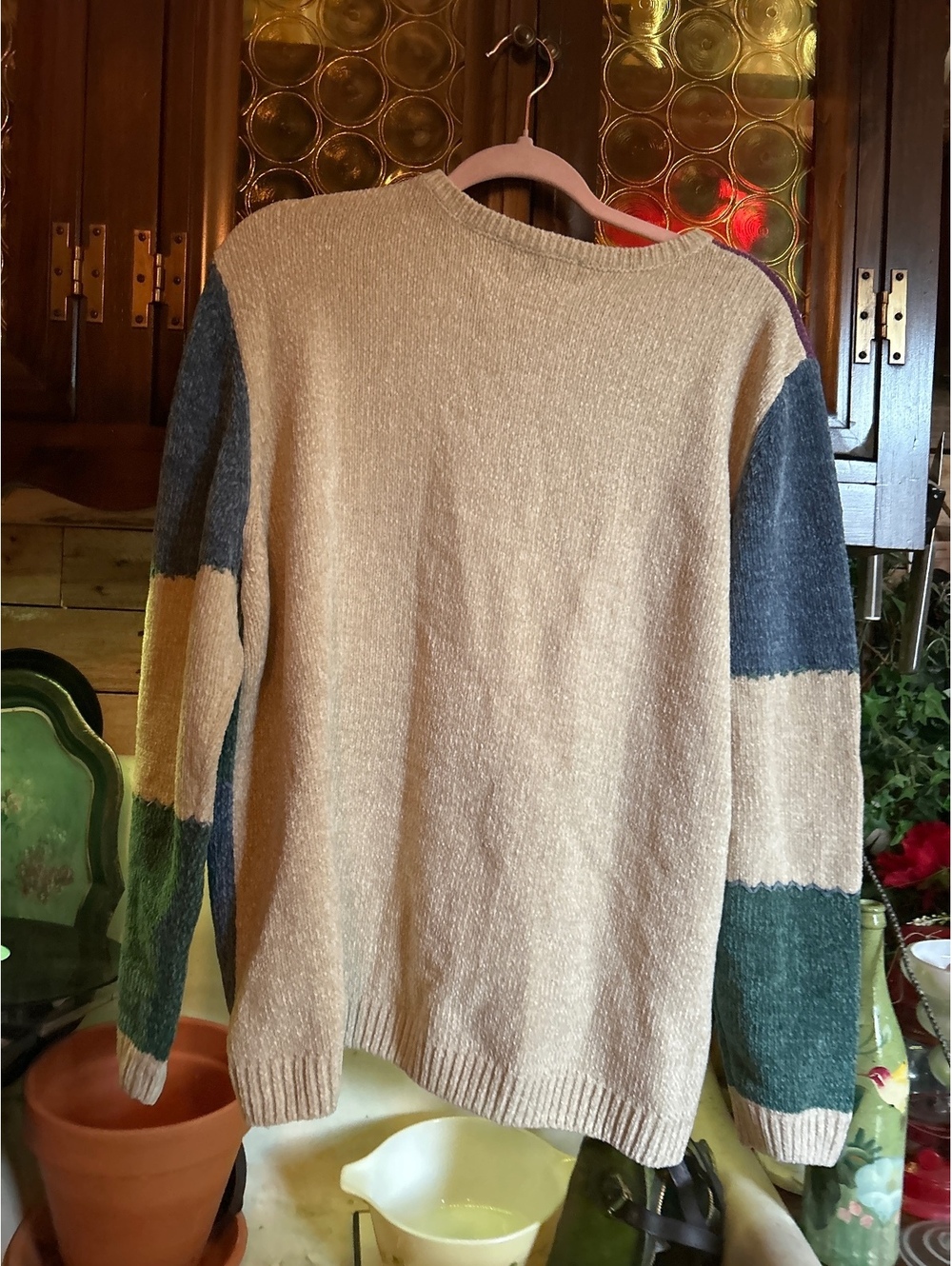 Alfred Dunner Colorblock Acrylic Sweater XL - Picture 3 of 3